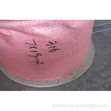 304 Stainless Steel Wire Rope 12mm 6x19+IWS With Corrosion